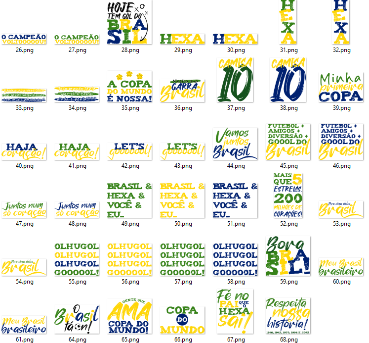 Kit digital Copa do Mundo Brasil 2026 Futebol Arquivo em Png  5