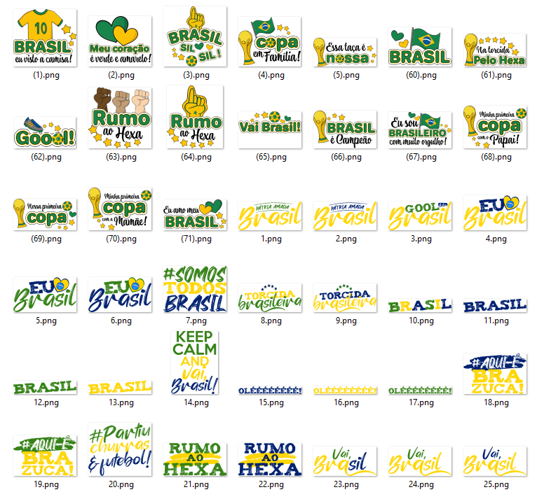 Kit digital Copa do Mundo Brasil 2026 Futebol Arquivo em Png  8