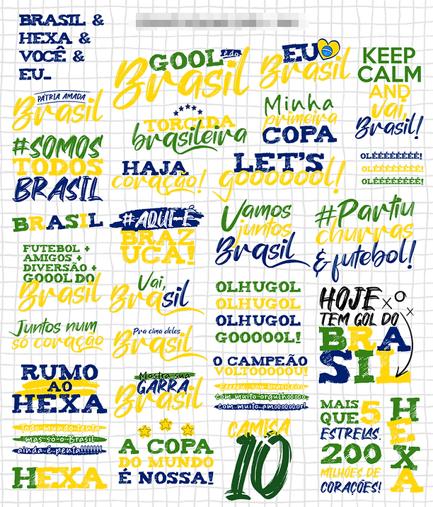 Kit digital Copa do Mundo Brasil 2026 Futebol Arquivo em Png  9