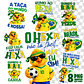 Kit Digital Copa do Mundo 2026 Brasil PNG para Sublimação em Canecas (Tema Hexa) - thumbnail 3