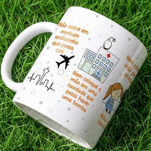 Arte para Caneca Greys Anatomy Aviaozinho em Png 