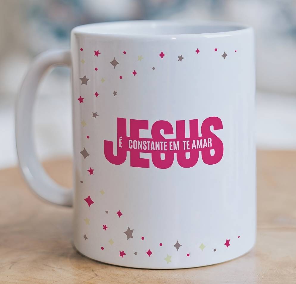 Arte para Caneca Jesus em Png 1
