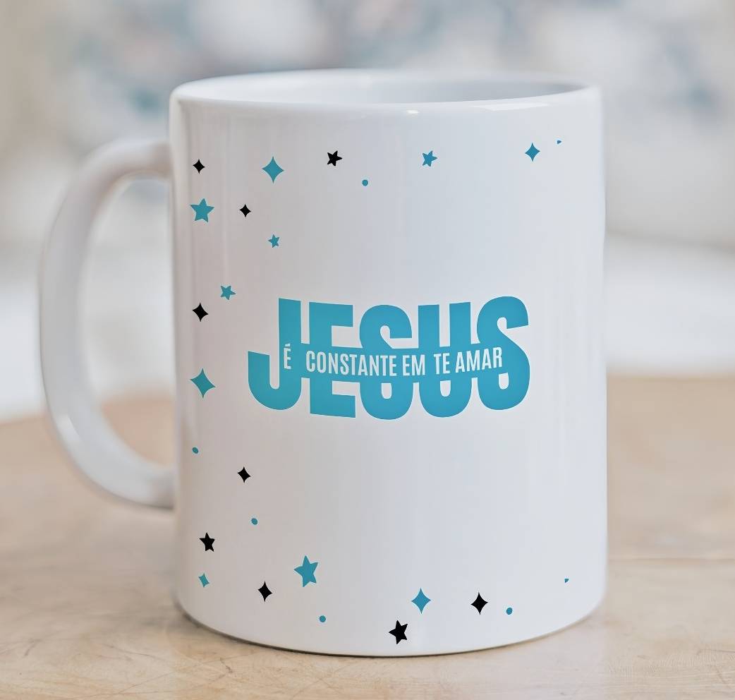 Arte para Caneca Jesus em Png 2
