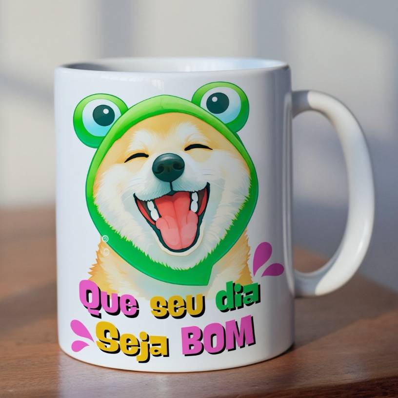 Arte para Caneca Que seu dia seja bom em Png 1