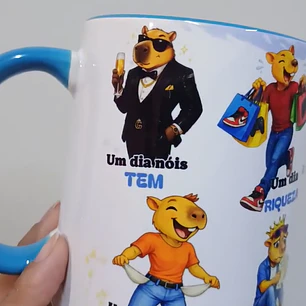 2 Artes para Caneca Um Dia Nós Tem em Png