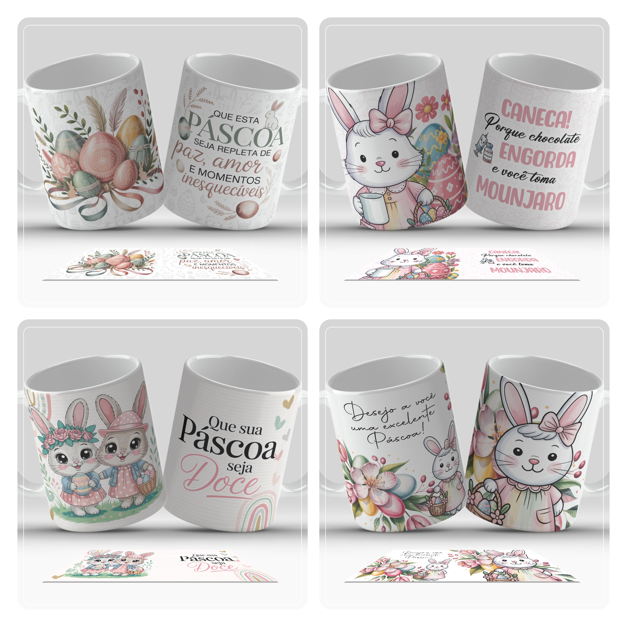 29 Artes para Caneca Páscoa Arquivo em Jpg  1