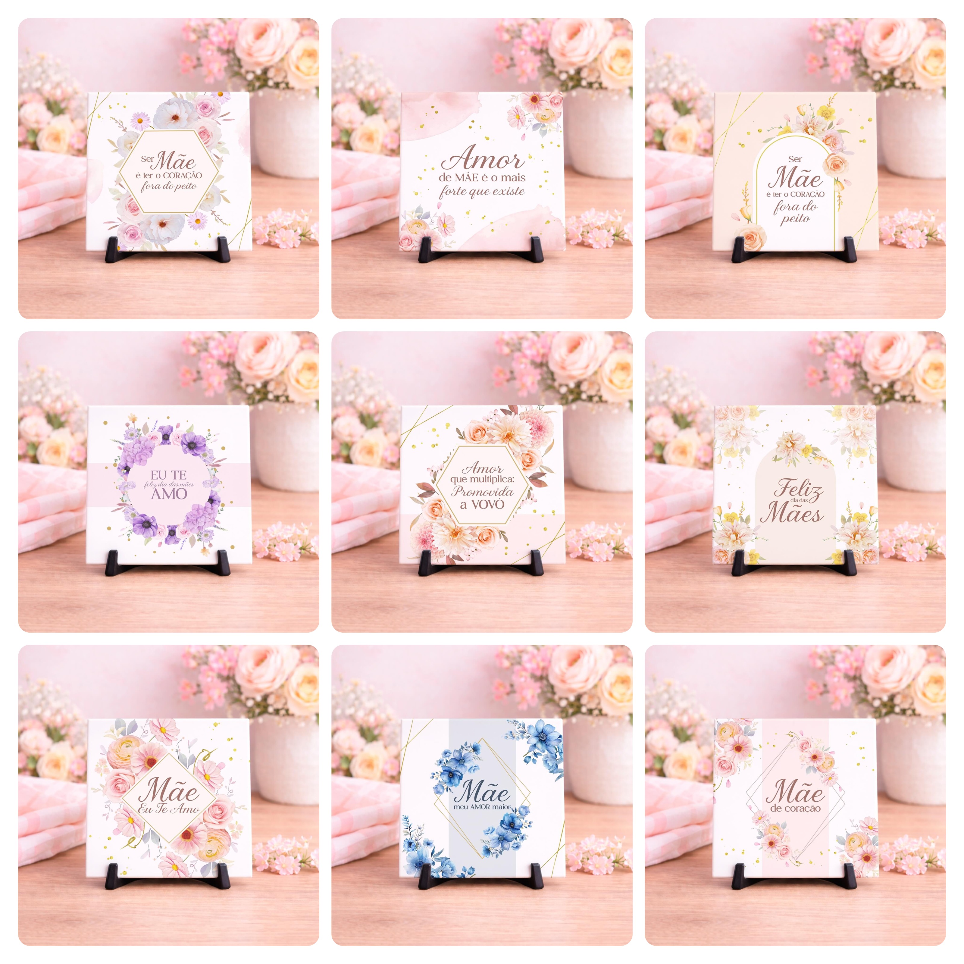 40 Artes para Caneca e Azulejo Dia das Mães Arquivo Editável  3