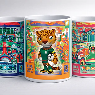 7 Artes para Caneca Copa do Mundo 2026 Arquivo em Jpg 