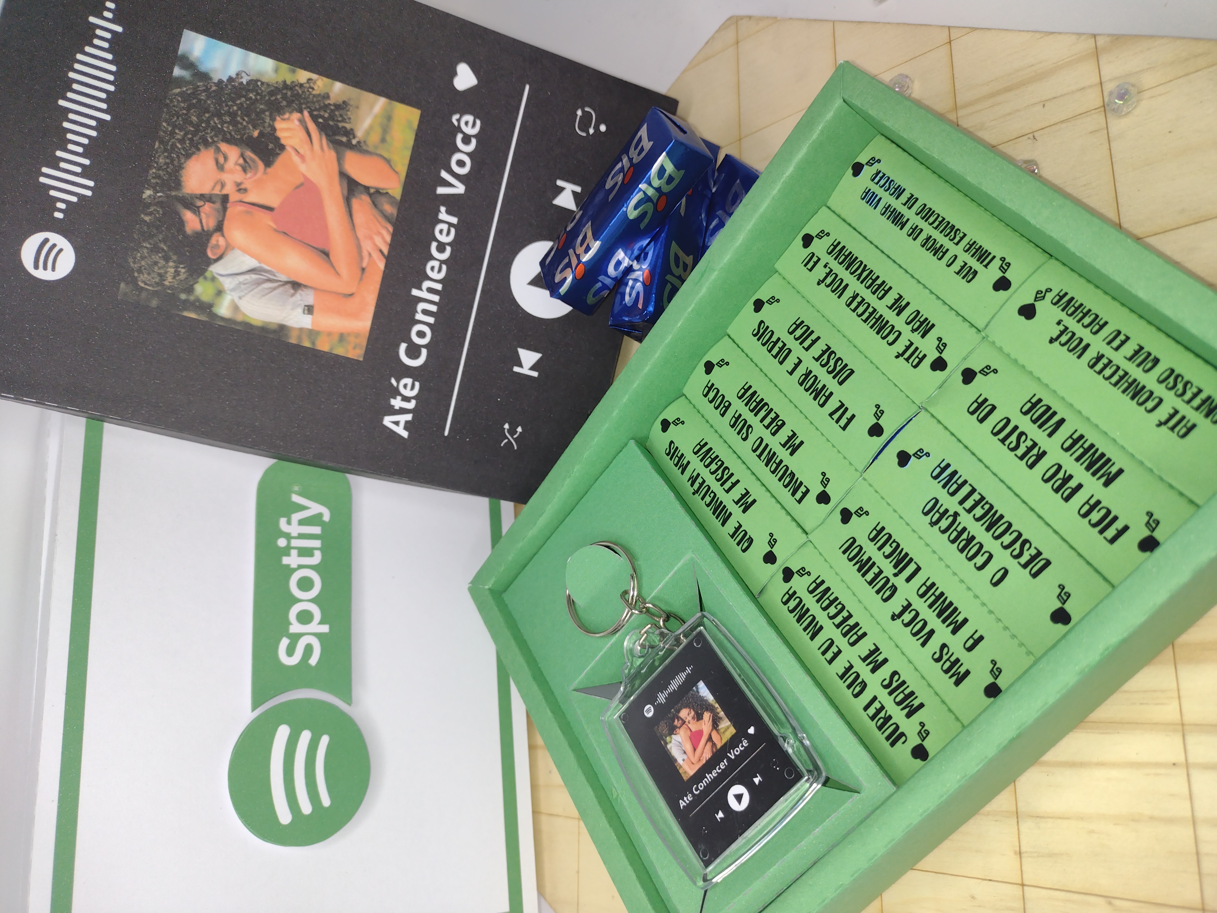 Arquivo Mimos Caixa Explosão e Quadro Spotify Arquivo em Pdf e Studio 2