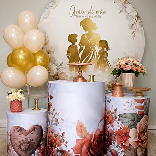 12 Artes para Painel Decoração Dia das Mães Arquivo em Jpg 