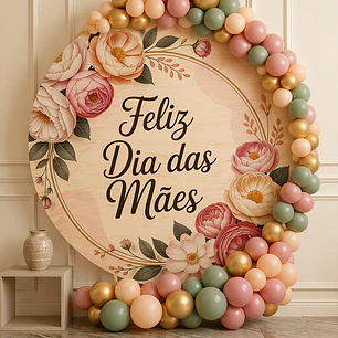 12 Artes para Painel Decoração Dia das Mães Arquivo em Jpg 