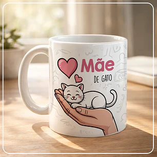 5 Artes para Caneca Mãe de Pet Arquivo em Jpg