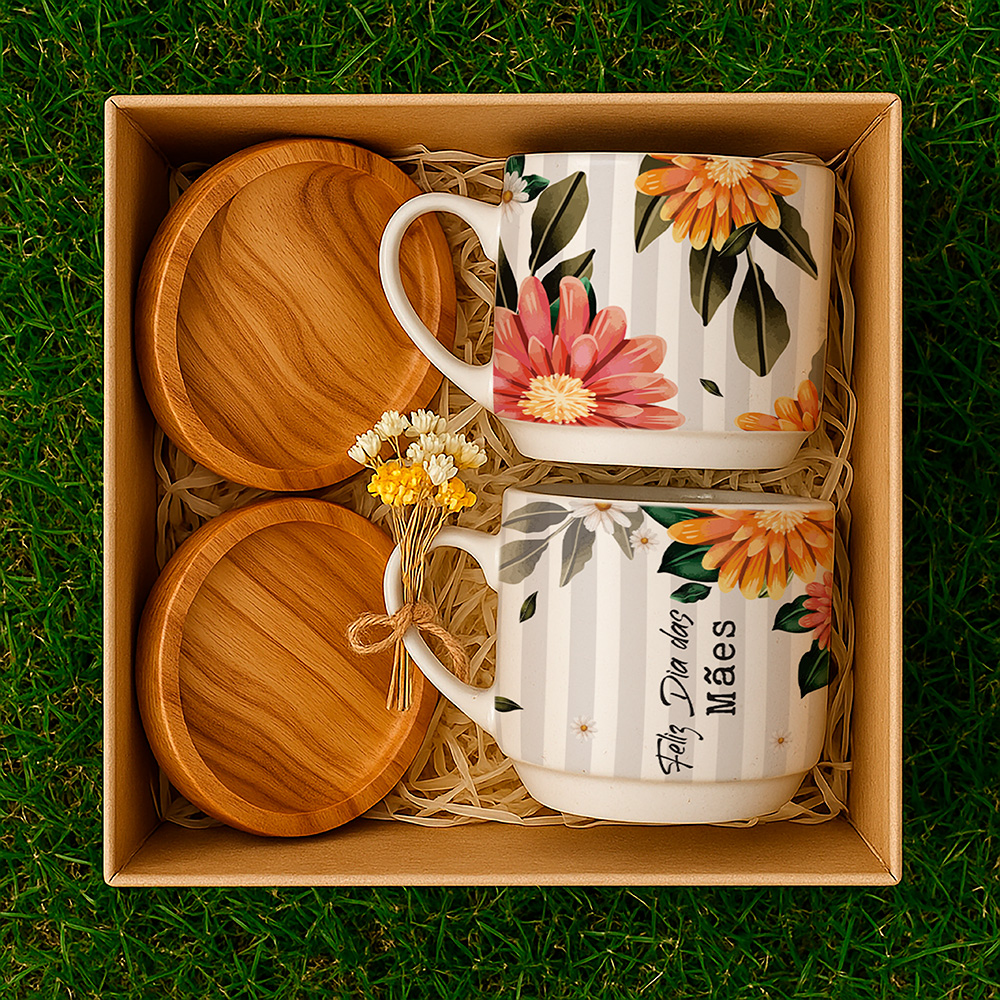 5 Artes para Caneca e Xícara Flores Do Meu Jardim Arquivo Editável 6