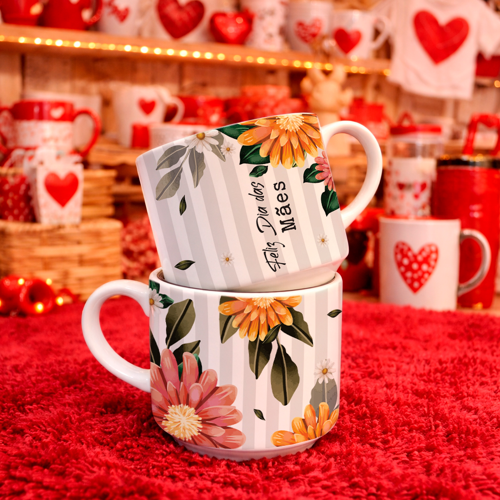 5 Artes para Caneca e Xícara Flores Do Meu Jardim Arquivo Editável 10