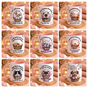 32 Artes para Caneca Mãe de Pet Arquivo em Jpg 