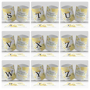 26 Artes para Caneca Alfabeto Minha Rainha Arquivo em Jpg 