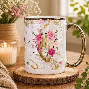 Artes para Caneca Onde estiver o seu tesouro ali tambem estará o seu coração Mateus 621 em Png 