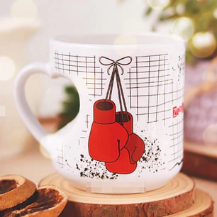 Artes para Caneca Box Tenta a sorte porque o azar é certo em Png 