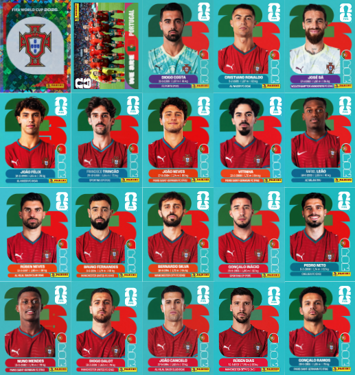 Figurinhas da Copa do Mundo 2026 para Imprimir – Kit Completo com +900 Figurinhas 13