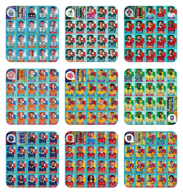 Figurinhas da Copa do Mundo 2026 para Imprimir – Kit Completo com +900 Figurinhas 2
