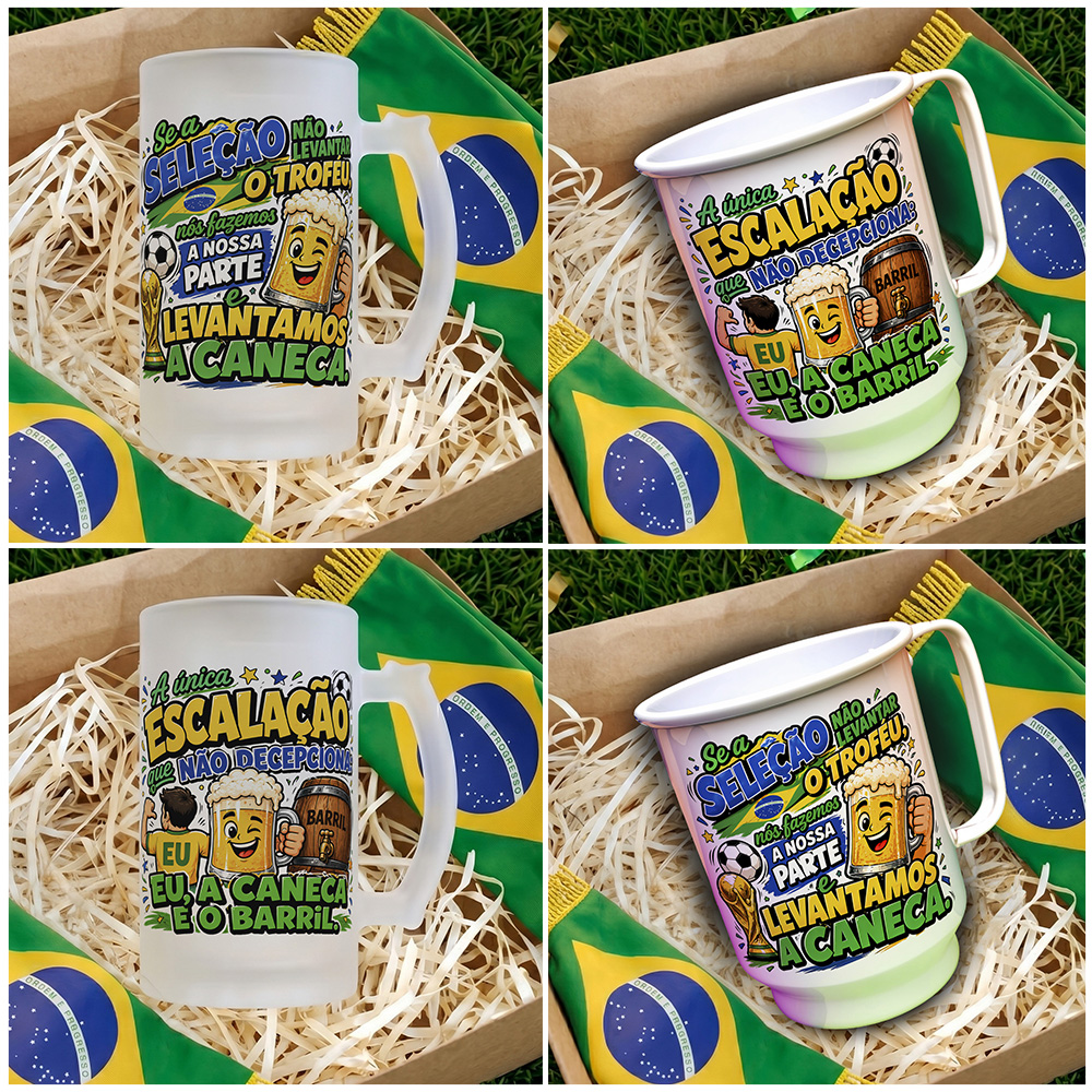 16 Artes para Caneca Copa Brasil 2026 RUMO AO HEXA Arquivo em Jpg 5