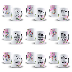 52 Artes para Azulejo e Caneca Alfabeto Dia das Mães Arquivo em Png 