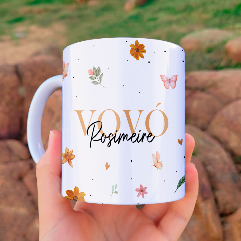 Artes para Caneca Vovó Mãe Desde e Avó Desde em Png  2