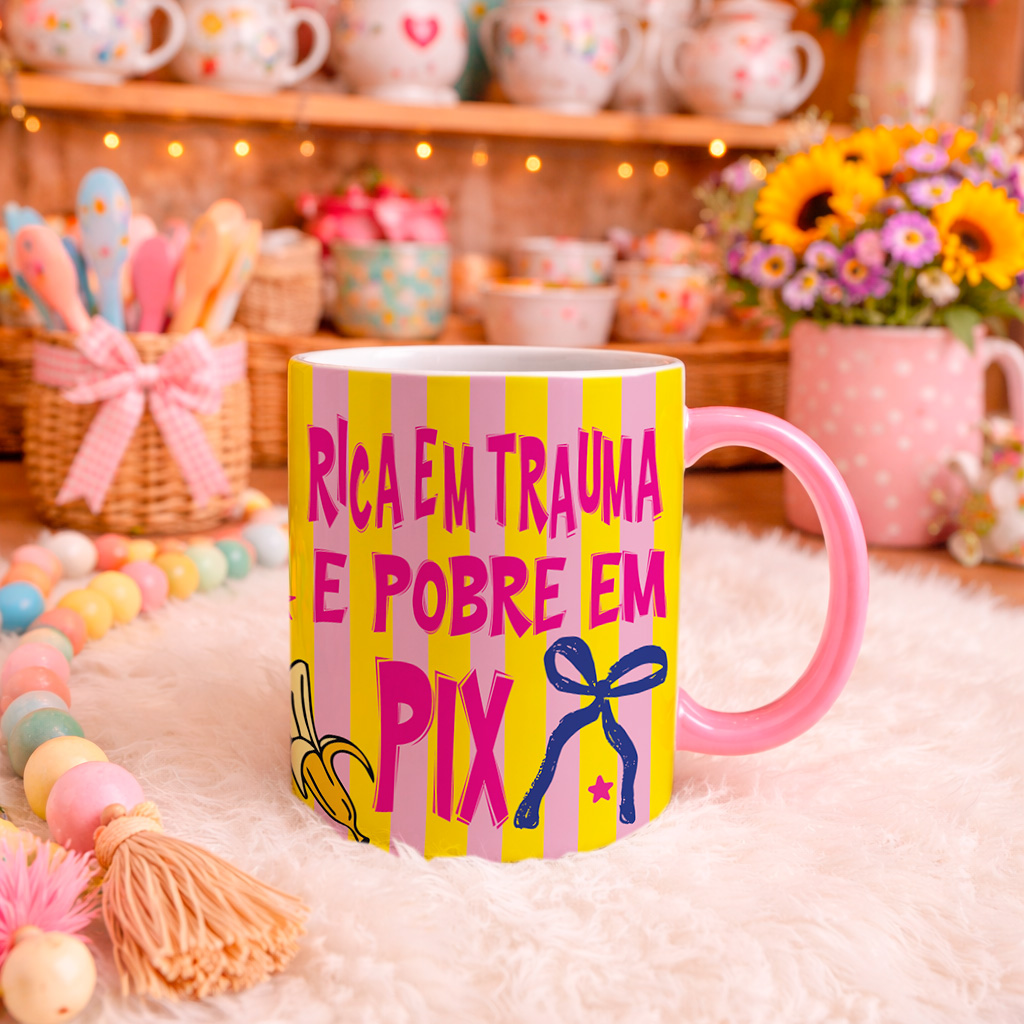 7 Artes para Caneca Frases Vibes Arquivo Editável  1