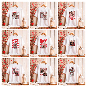 16 Artes para Camisa Dia dos Namorados Com Foto Arquivo Editável