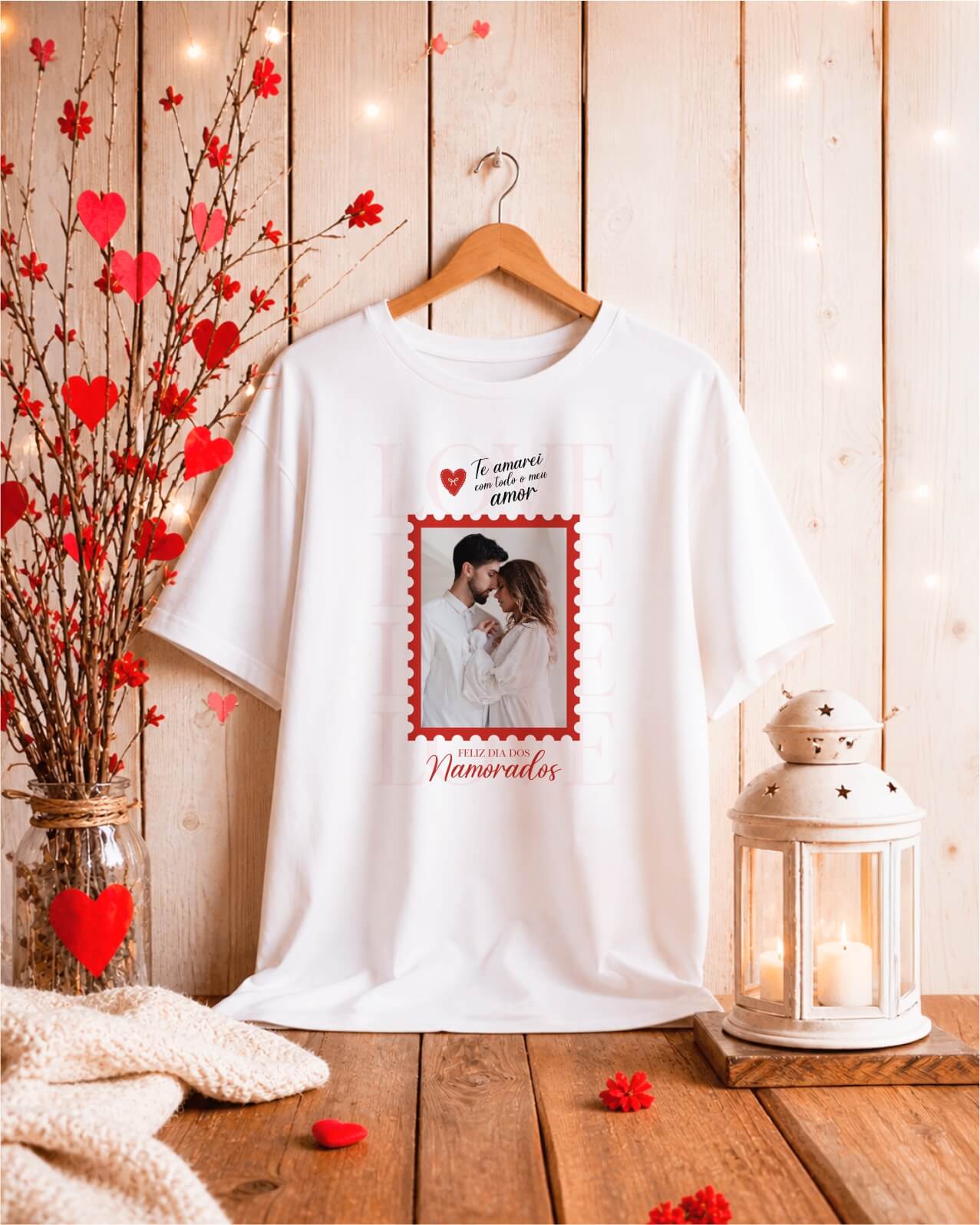 16 Artes para Camisa Dia dos Namorados Com Foto Arquivo Editável 3