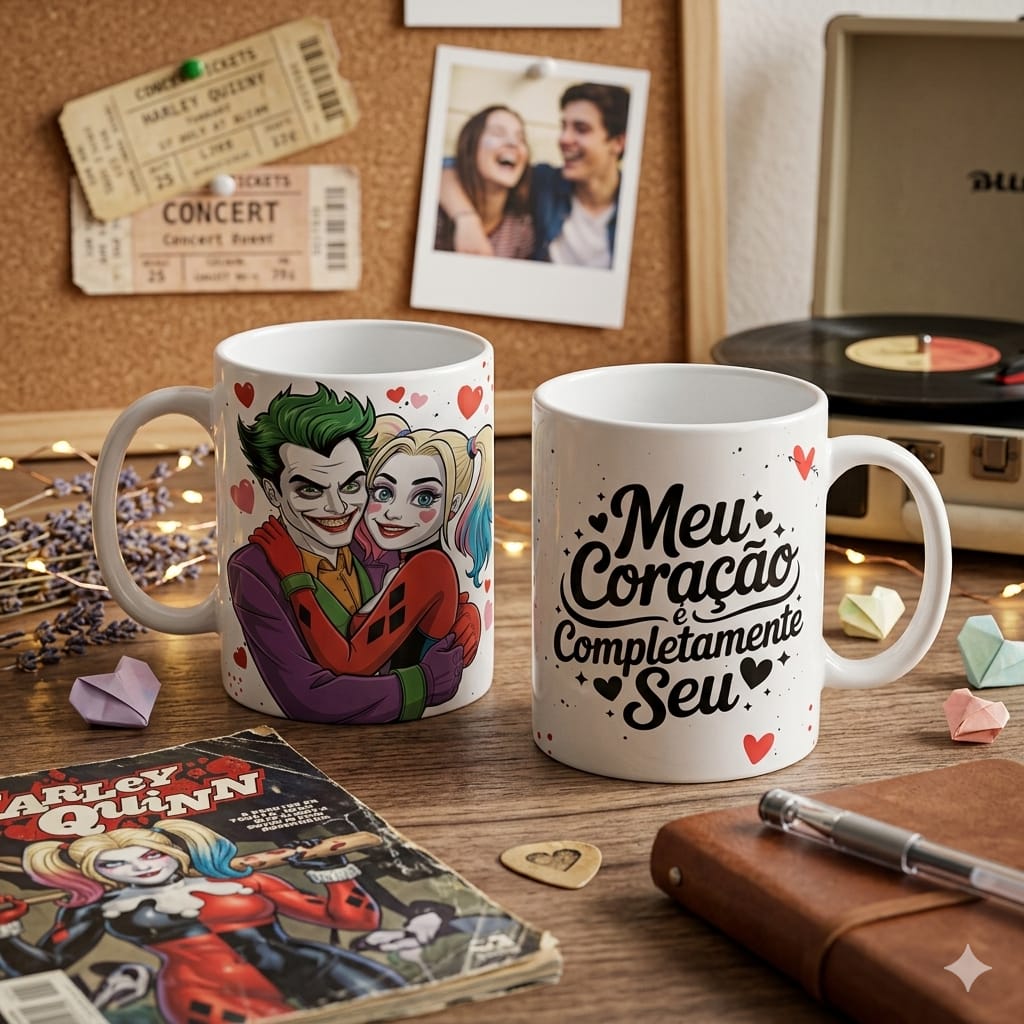 15 Artes para Caneca Dia dos Namorados Personagens Arquivo em Png  2