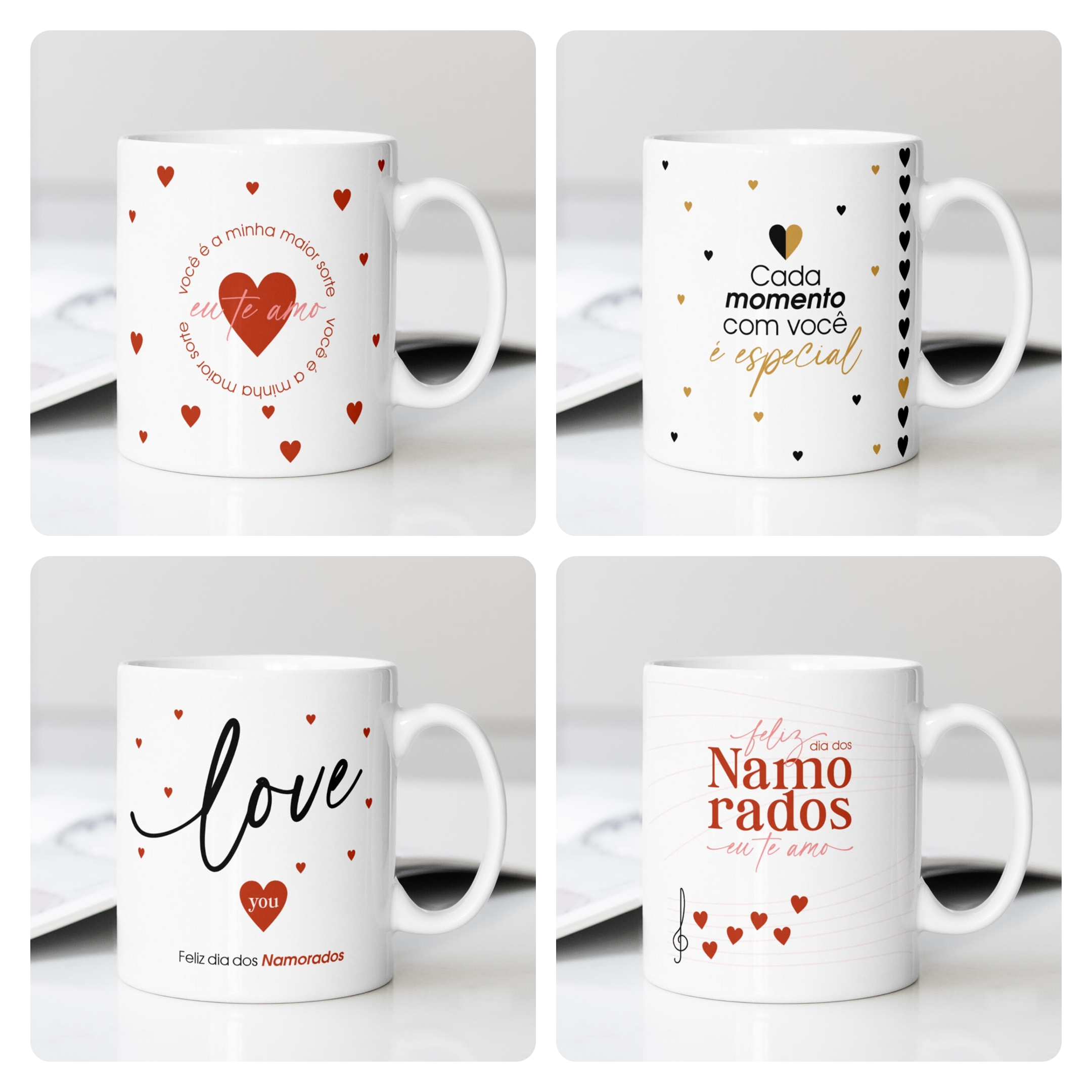 16 Artes para Canecas Dia dos Namorados Arquivo Editável  1