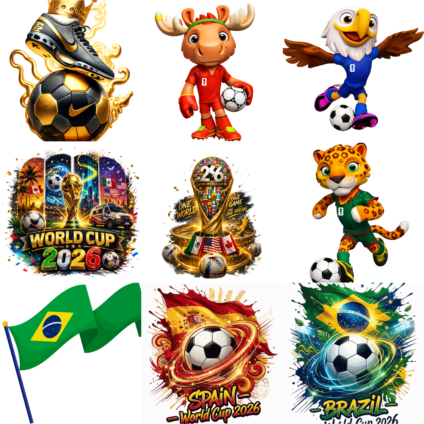 Kit digital Copa Times Seleções Png World Cup 2026  Sem Fundo – Arquivos para Sublimação e Personalizados 1