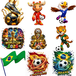 Kit digital Copa Times Seleções Png World Cup 2026  Sem Fundo – Arquivos para Sublimação e Personalizados