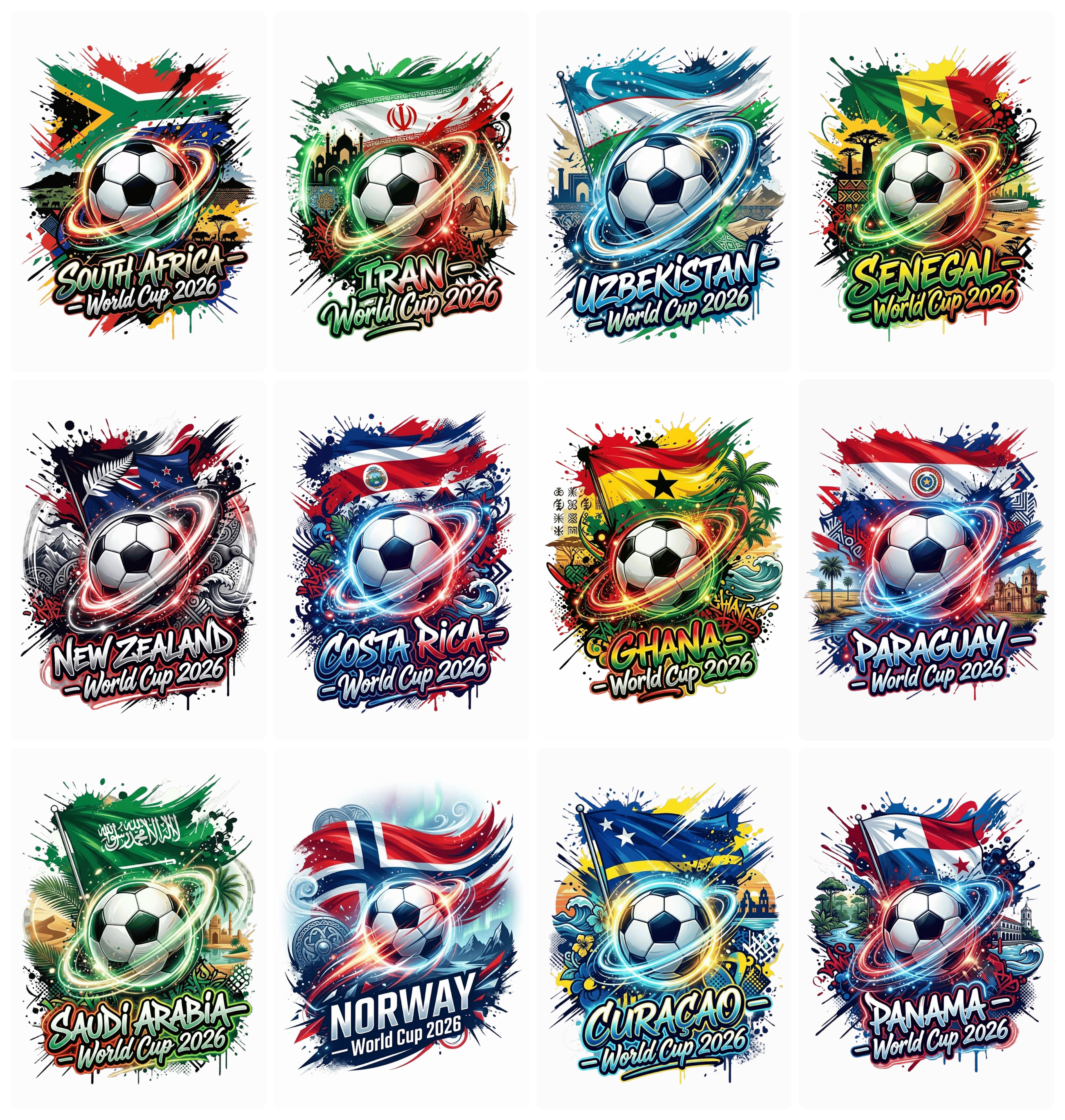 Kit digital Copa Times Seleções Png World Cup 2026  Sem Fundo – Arquivos para Sublimação e Personalizados 3