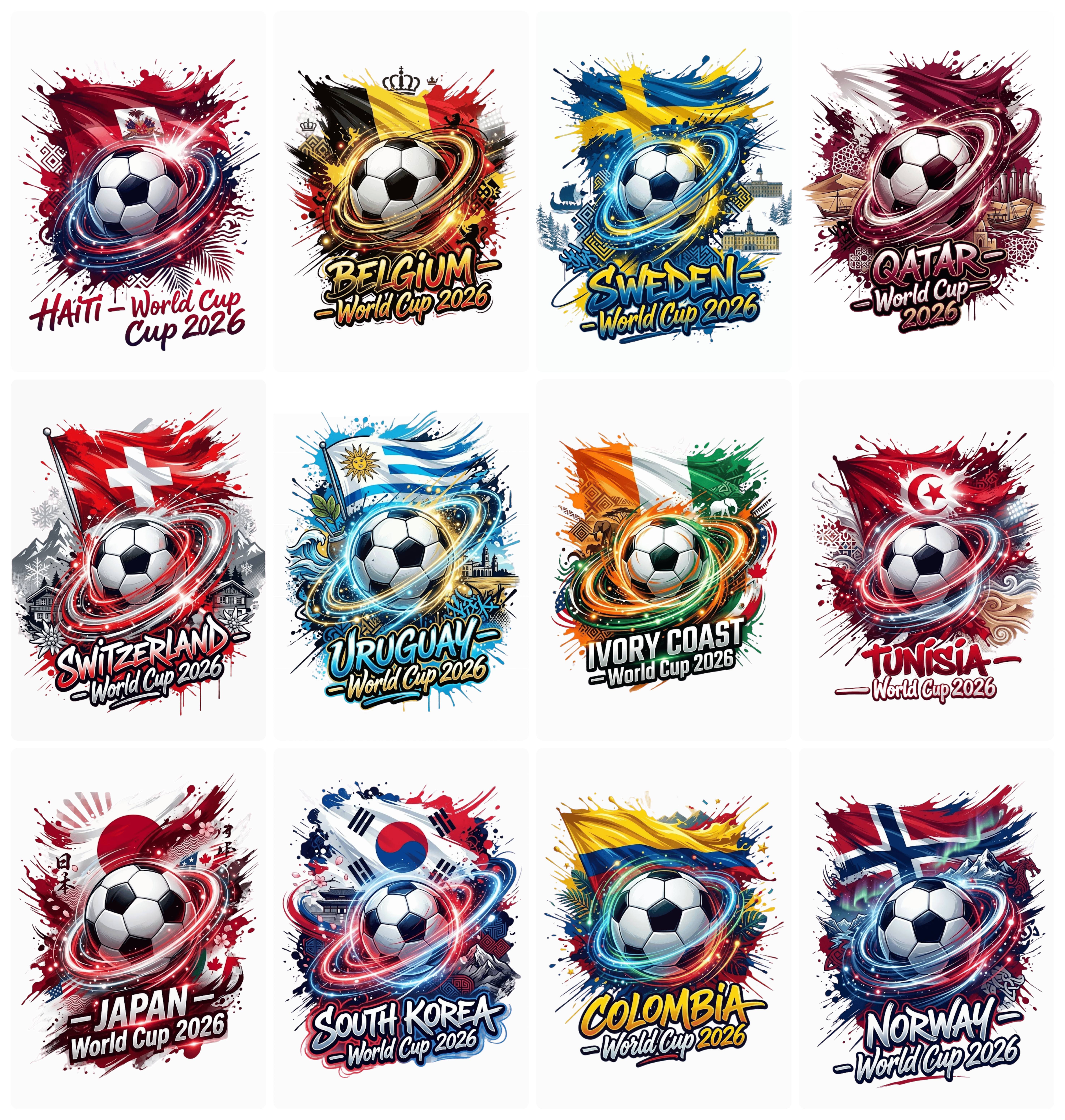 Kit digital Copa Times Seleções Png World Cup 2026  Sem Fundo – Arquivos para Sublimação e Personalizados 5