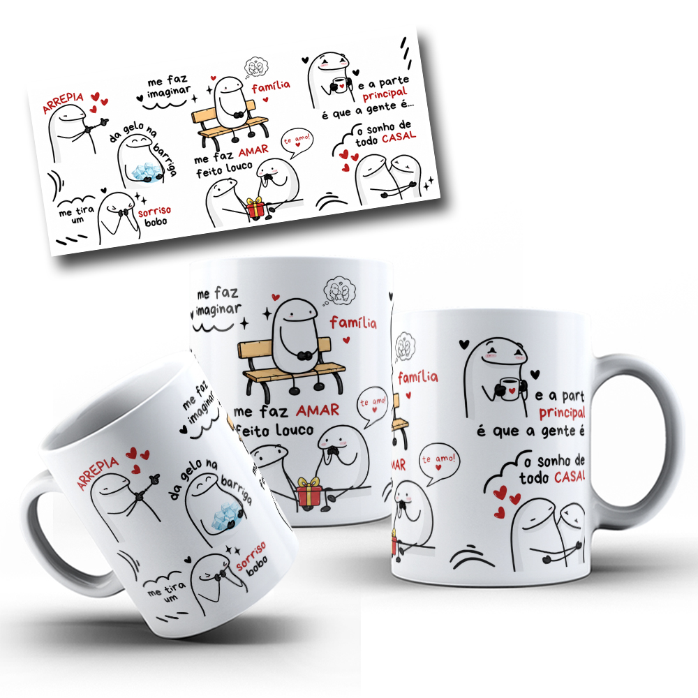 Artes para Caneca ARREPIA, me faz imaginar, da gelo na barriga Flork Dia dos Namorados em Png  1