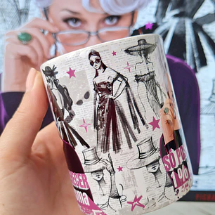Arte Caneca Só posso oferecer 1% de carisma - Filme O Diabo Veste Prada Arquivo em Png