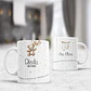 10 Artes para Caneca Padrinhos Ursinhos Minimalista Arquivo Editável  - Miniatura 7