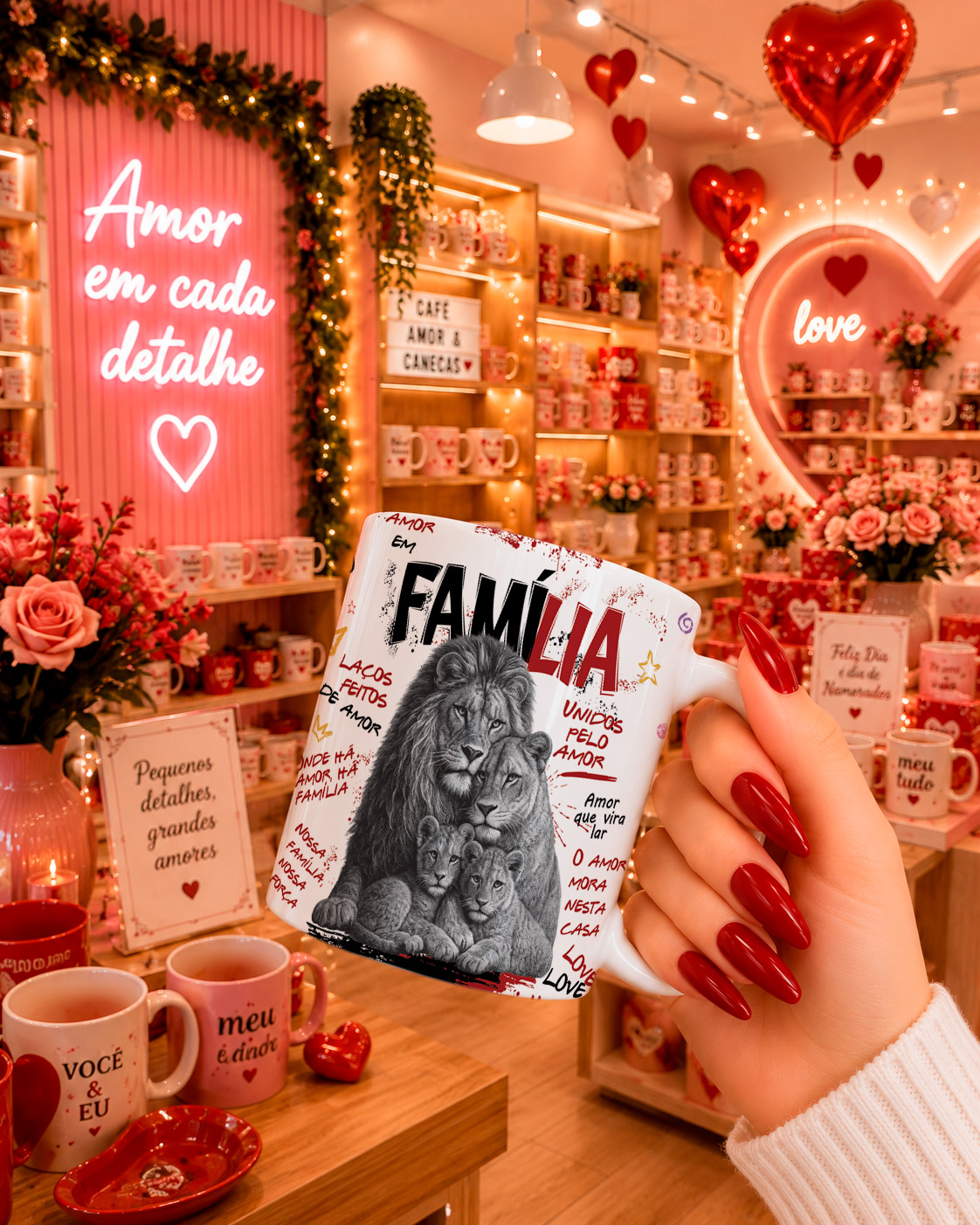 11 Artes para Caneca Dia dos Namorados Arquivo Editável  7