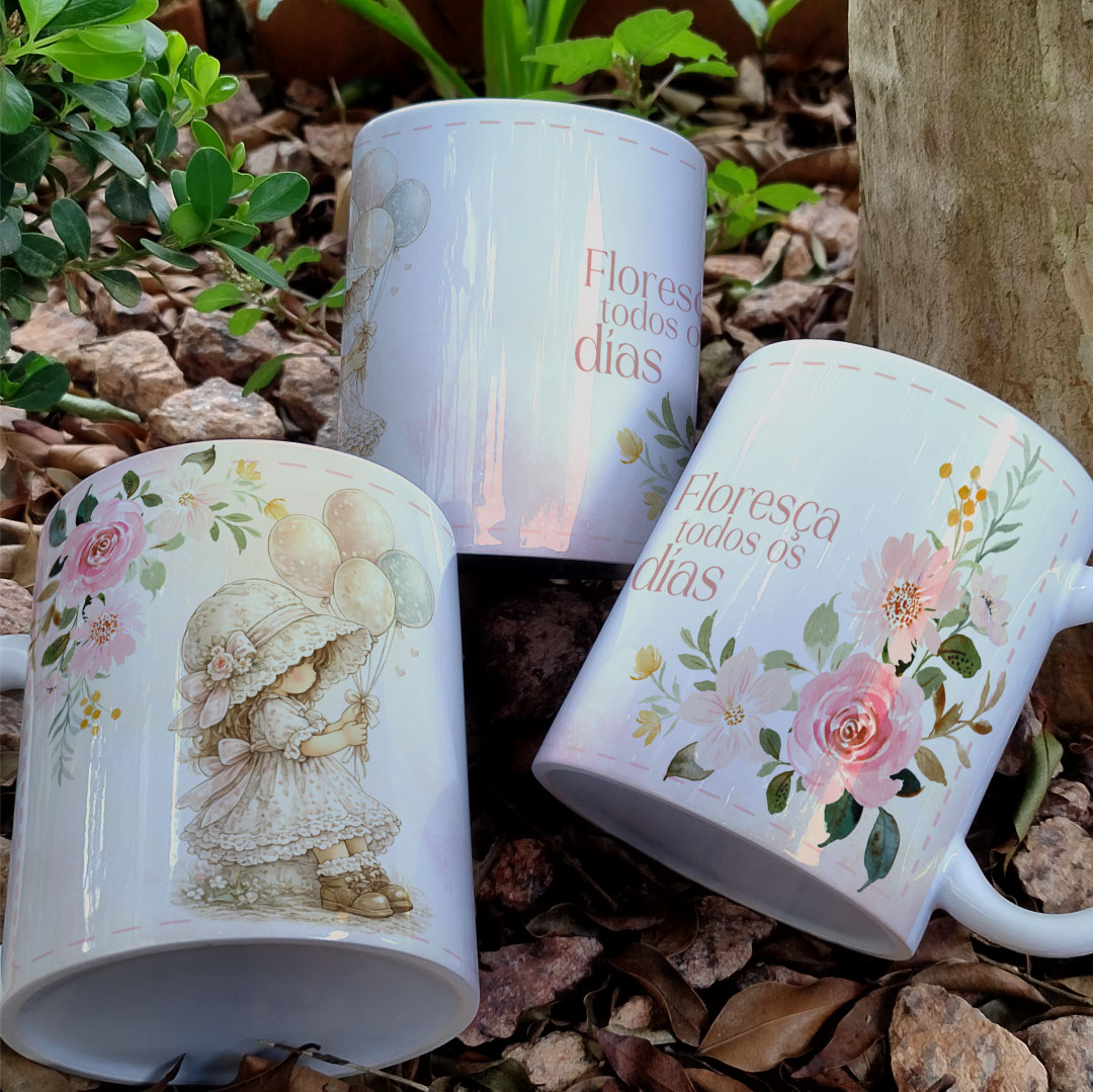 12 Artes para Caneca Papel De Cartas Vintage Arquivo em Jpg  2