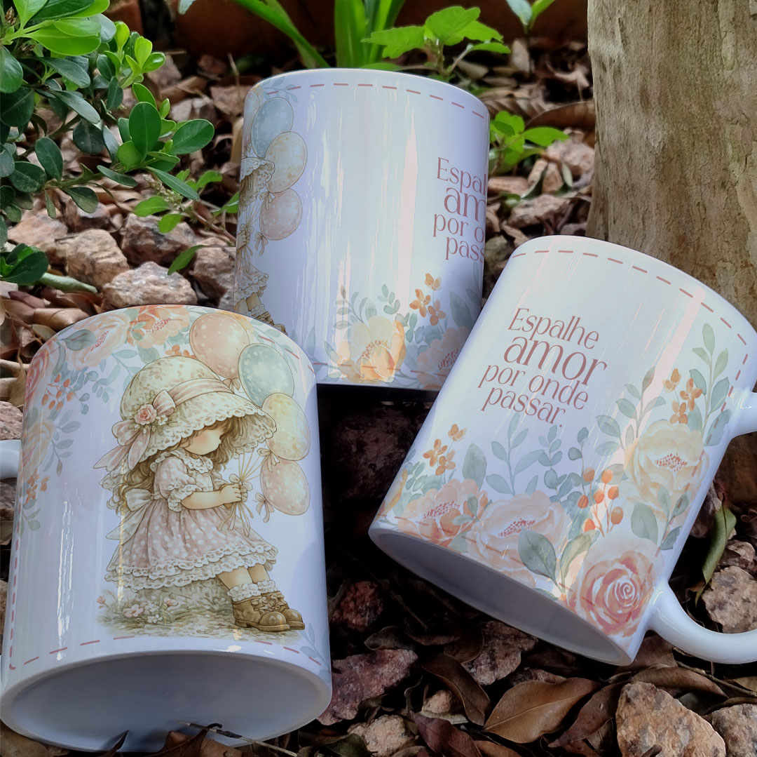12 Artes para Caneca Papel De Cartas Vintage Arquivo em Jpg  8