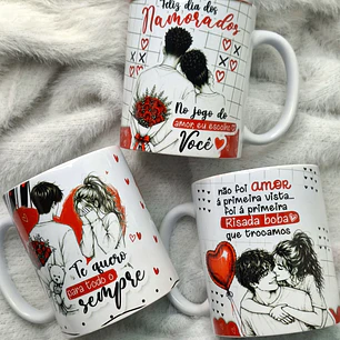 14 Artes para Caneca Dia dos Namorados Entre Rabiscos & Amor Arquivo em Jpg 