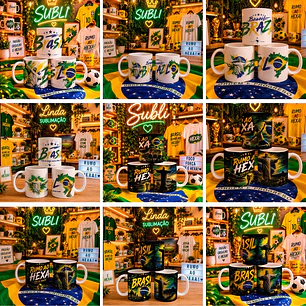 17 Artes para Caneca Copa do Mundo 2026 Arquivo em Jpg 