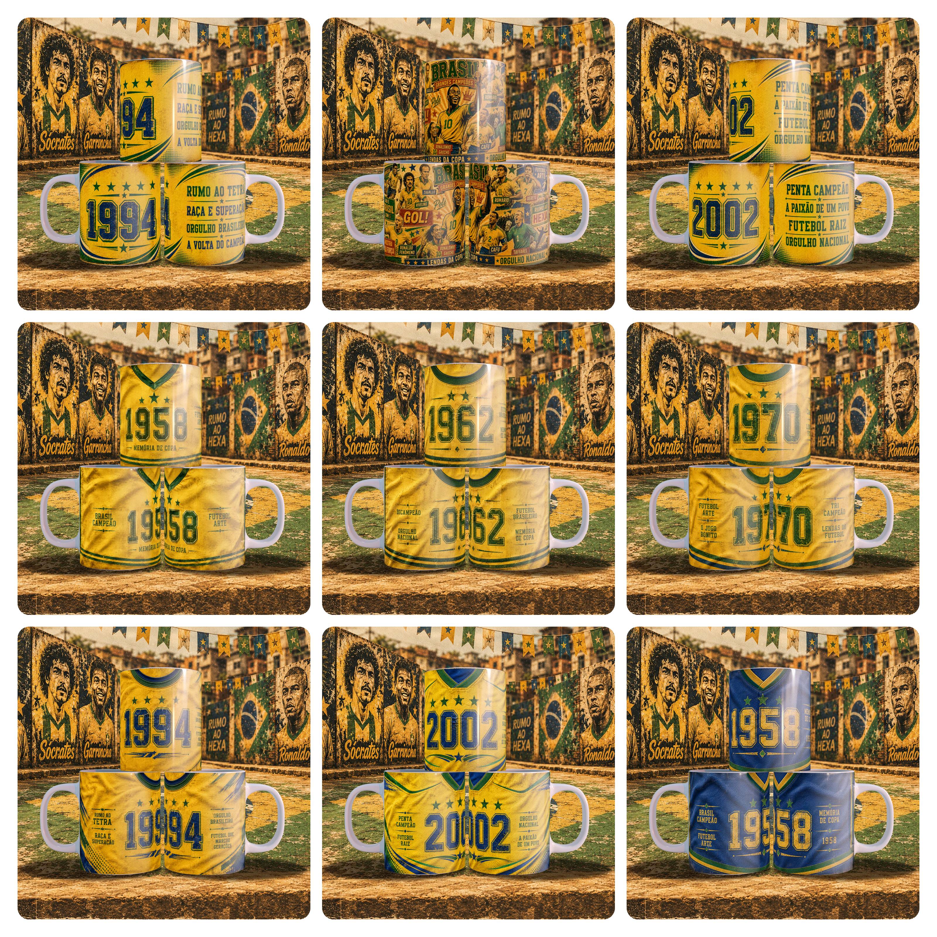19 Artes para Caneca Grades craques da Copa Arquivo em Jpg 2