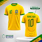 Arte para Camiseta Brasil 2026 Arquivo Editável - Thumbnail 1