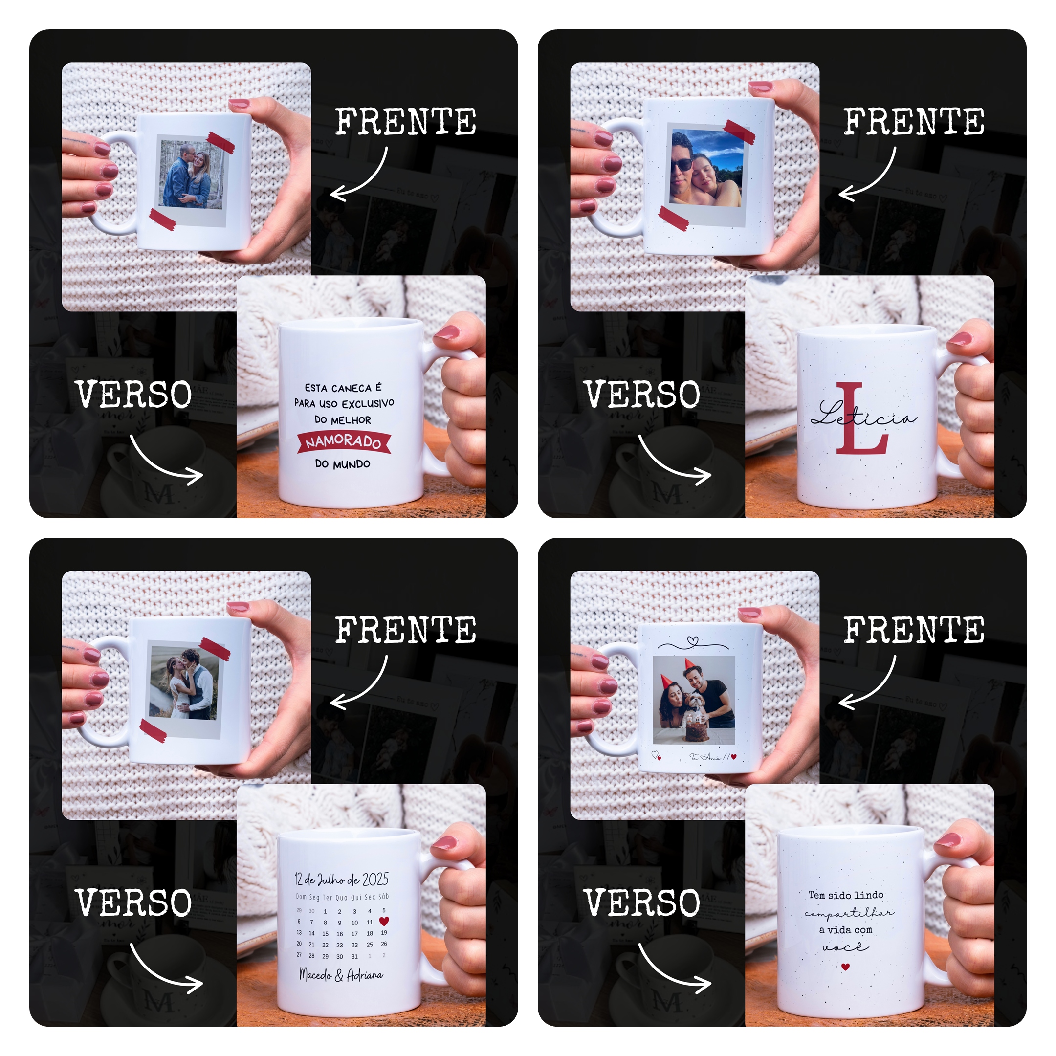 65 Artes para Caneca Quadro e Azulejo Dia dos Namorados Arquivo em Canva 15
