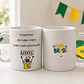 7 Artes para Caneca Brasil Copa do Mundo Arquivo Editável  - Thumbnail 3