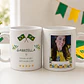 7 Artes para Caneca Brasil Copa do Mundo Arquivo Editável  - Thumbnail 7