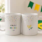 7 Artes para Caneca Brasil Copa do Mundo Arquivo Editável  - Thumbnail 8